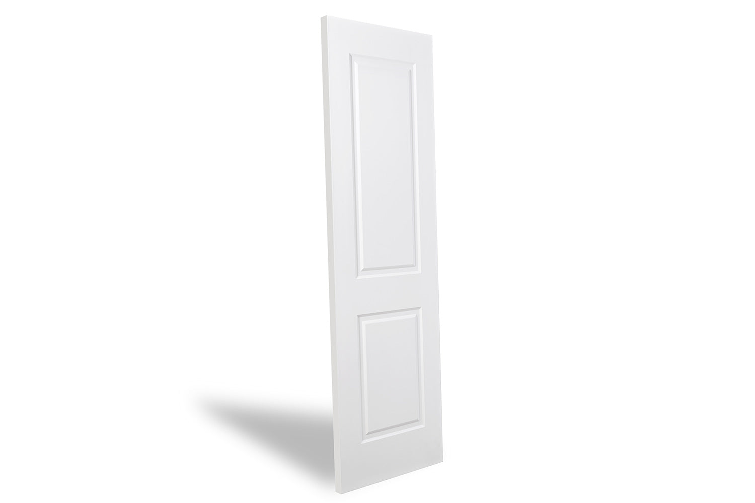 Nova 2 Panel Square Soft White Laminated Traditional interior Door