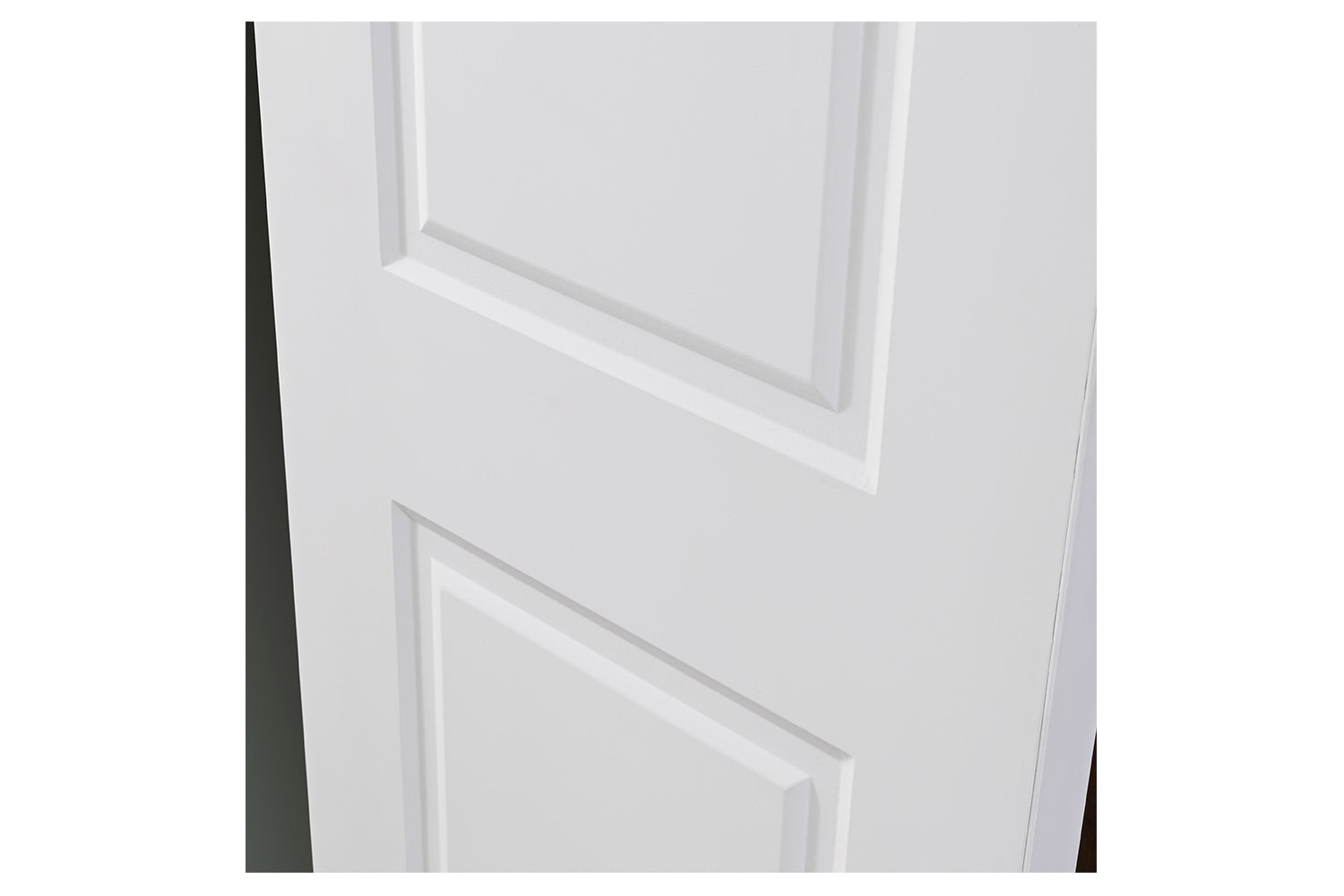 Nova 2 Panel Square Soft White Laminated Traditional interior Door