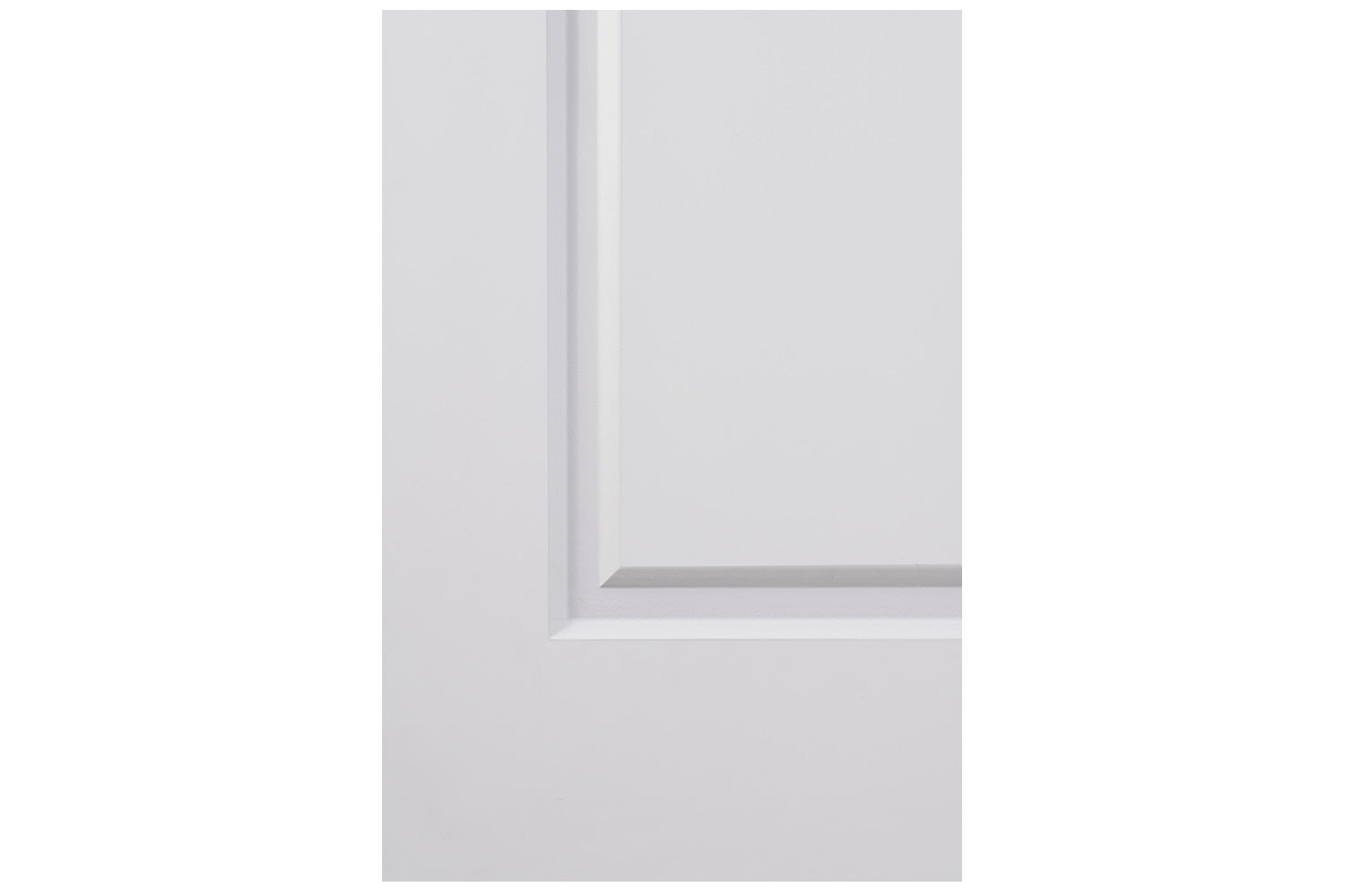 Nova 2 Panel Square Soft White Laminated Traditional interior Door