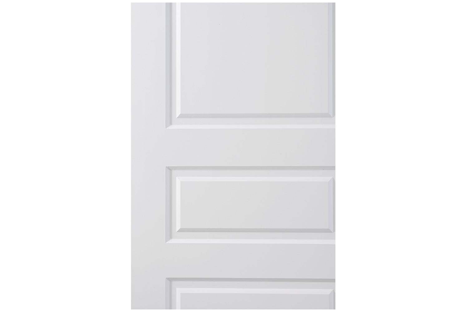 Nova 3 Panel Soft White Laminated Traditional interior Door