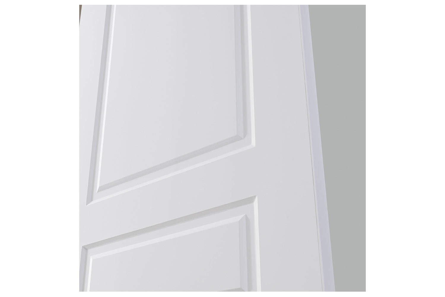 Nova 3 Panel Soft White Laminated Traditional interior Door