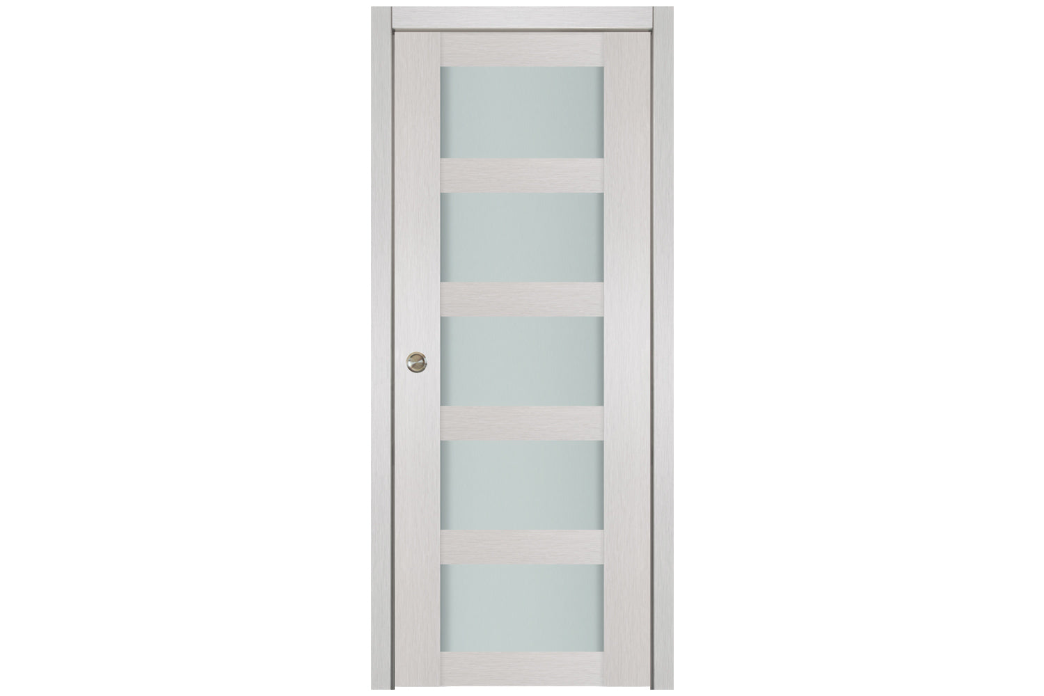 Nova 5 Lite White Wenge Wood Laminated Modern Interior Door - Single Pocket