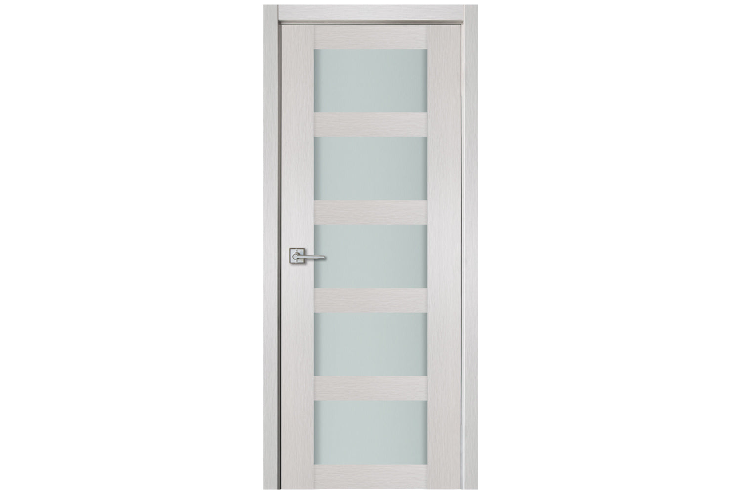 Nova 5 Lite White Wenge Wood Laminated Modern Interior Door - Single Door