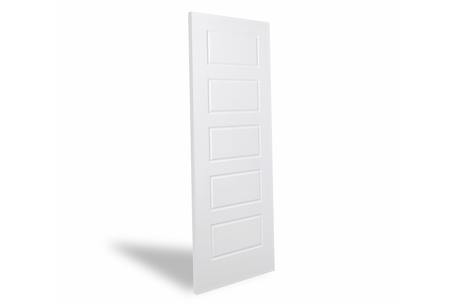 Nova 5 Panel Soft White Laminated Traditional interior Door