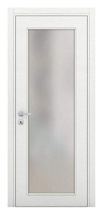 Nova Braga 1 Lite Bianco Matrix Laminated Modern Interior Door