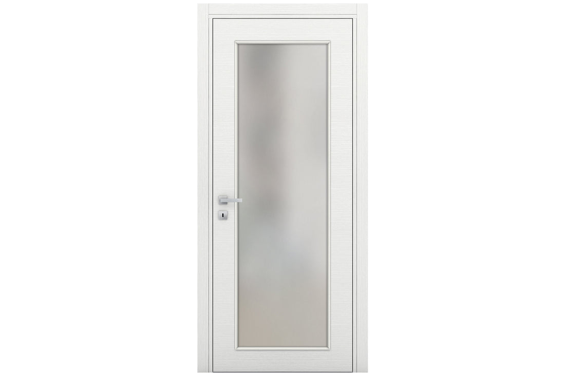 Nova Braga 1 Lite Bianco Matrix Laminated Modern Interior Door  - Single Door