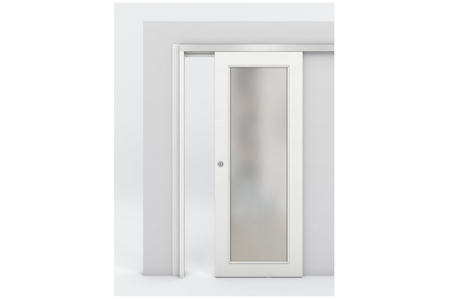 Nova Braga 1 Lite Bianco Matrix Laminated Modern Interior Door  - Bypass Door