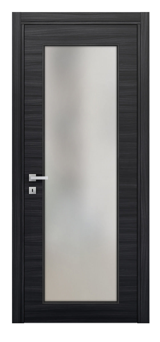 Nova Braga 1 Lite Blu Matrix Laminated Modern Interior Door