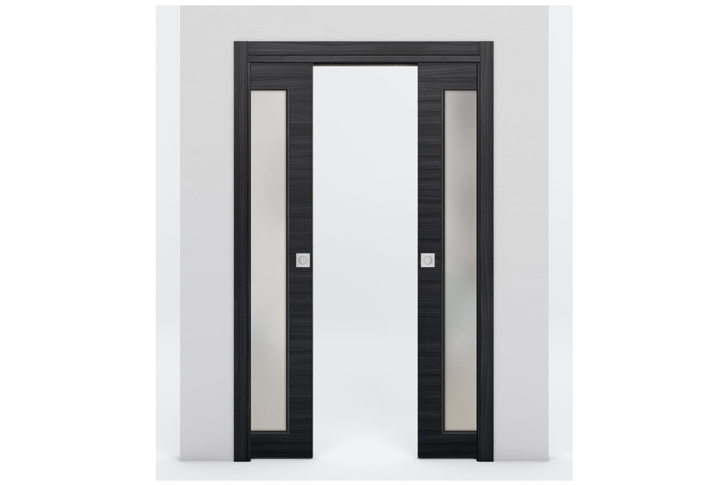 Nova Braga 1 Lite Blu Matrix Laminated Modern Interior Door - Double Pocket