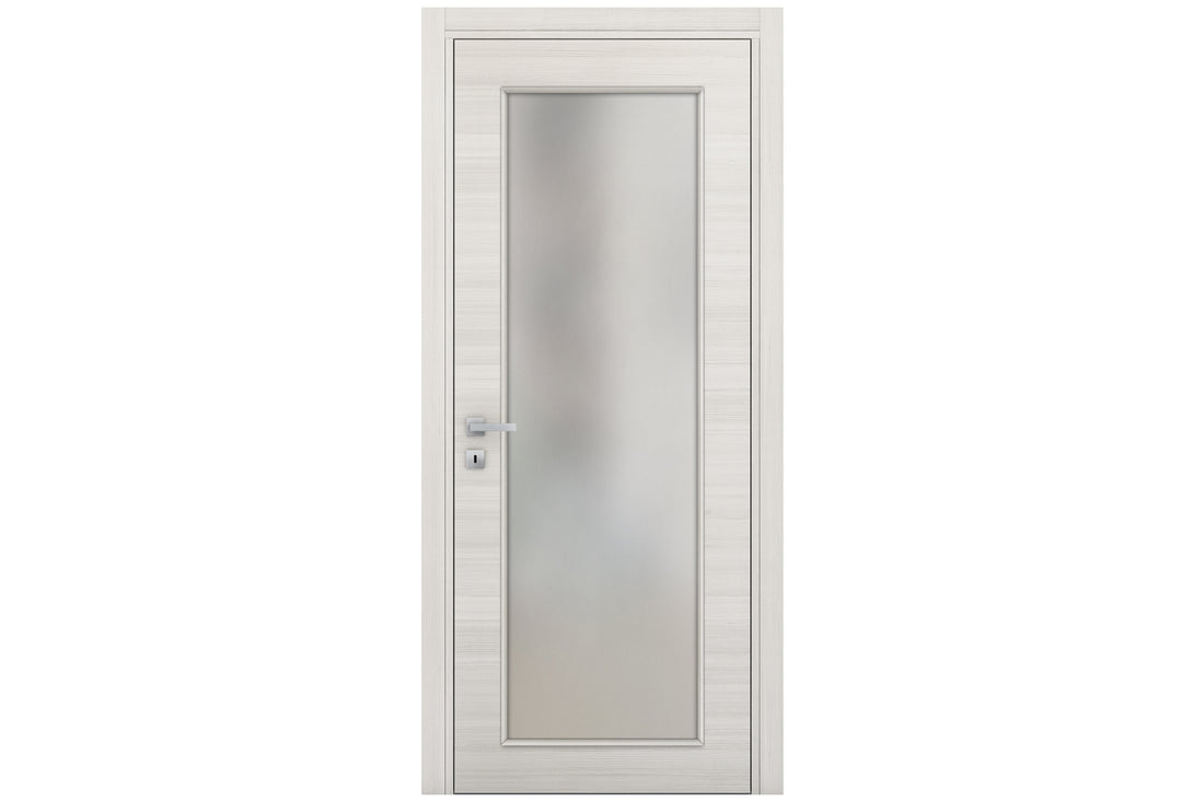 Nova Braga 1 Lite Crema Matrix Laminated Modern Interior Door - Single Door