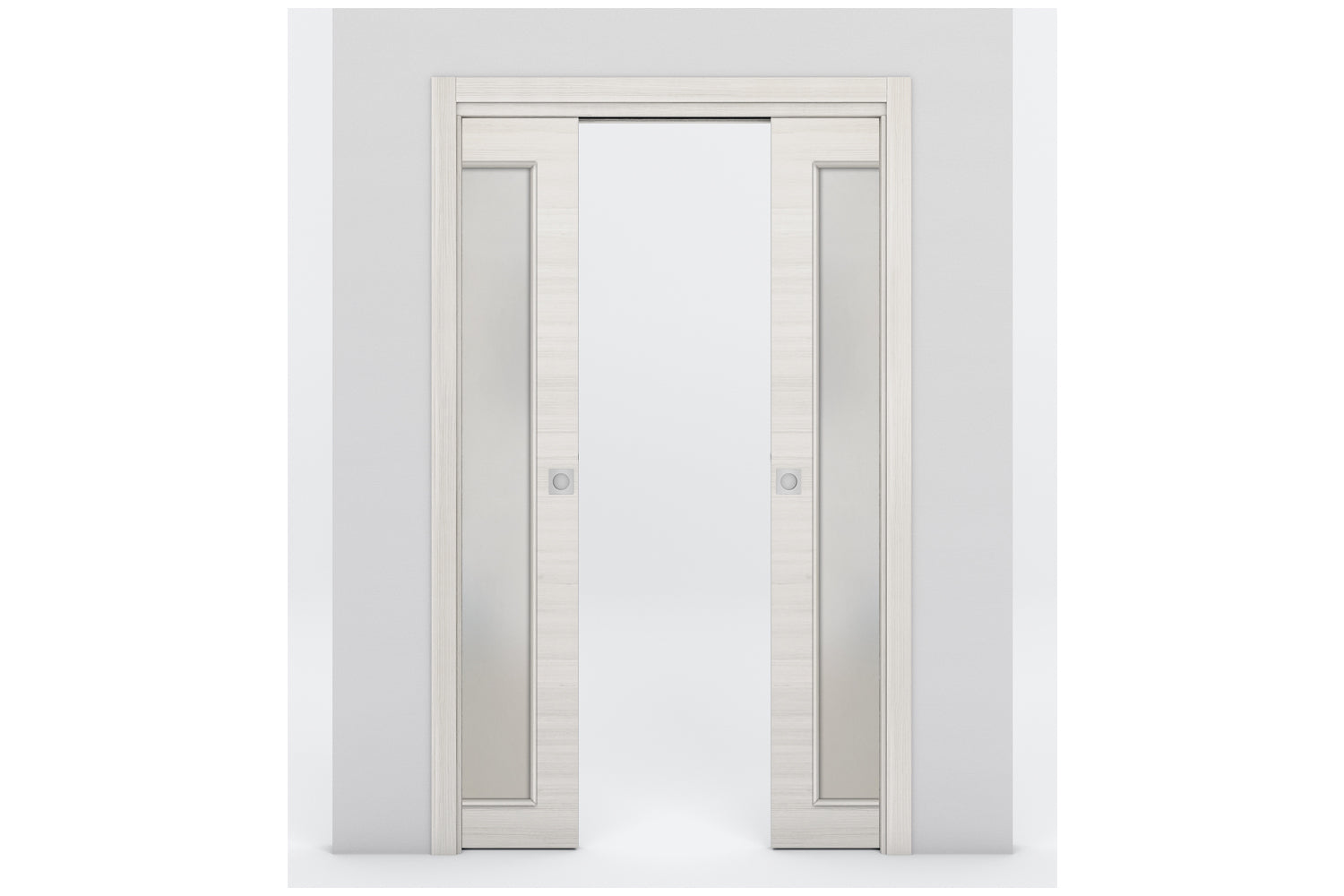 Nova Braga 1 Lite Crema Matrix Laminated Modern Interior Door - Double Pocket