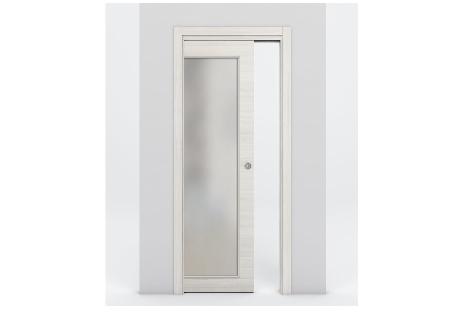 Nova Braga 1 Lite Crema Matrix Laminated Modern Interior Door - Single Pocket