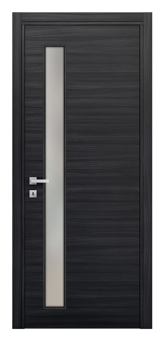 Nova Braga 1 Lite V Blu Matrix Laminated Modern Interior Door