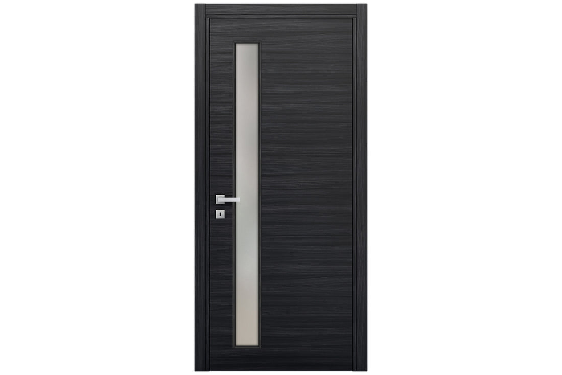 Nova Braga 1 Lite V Blu Matrix Laminated Modern Interior Door - Single Door