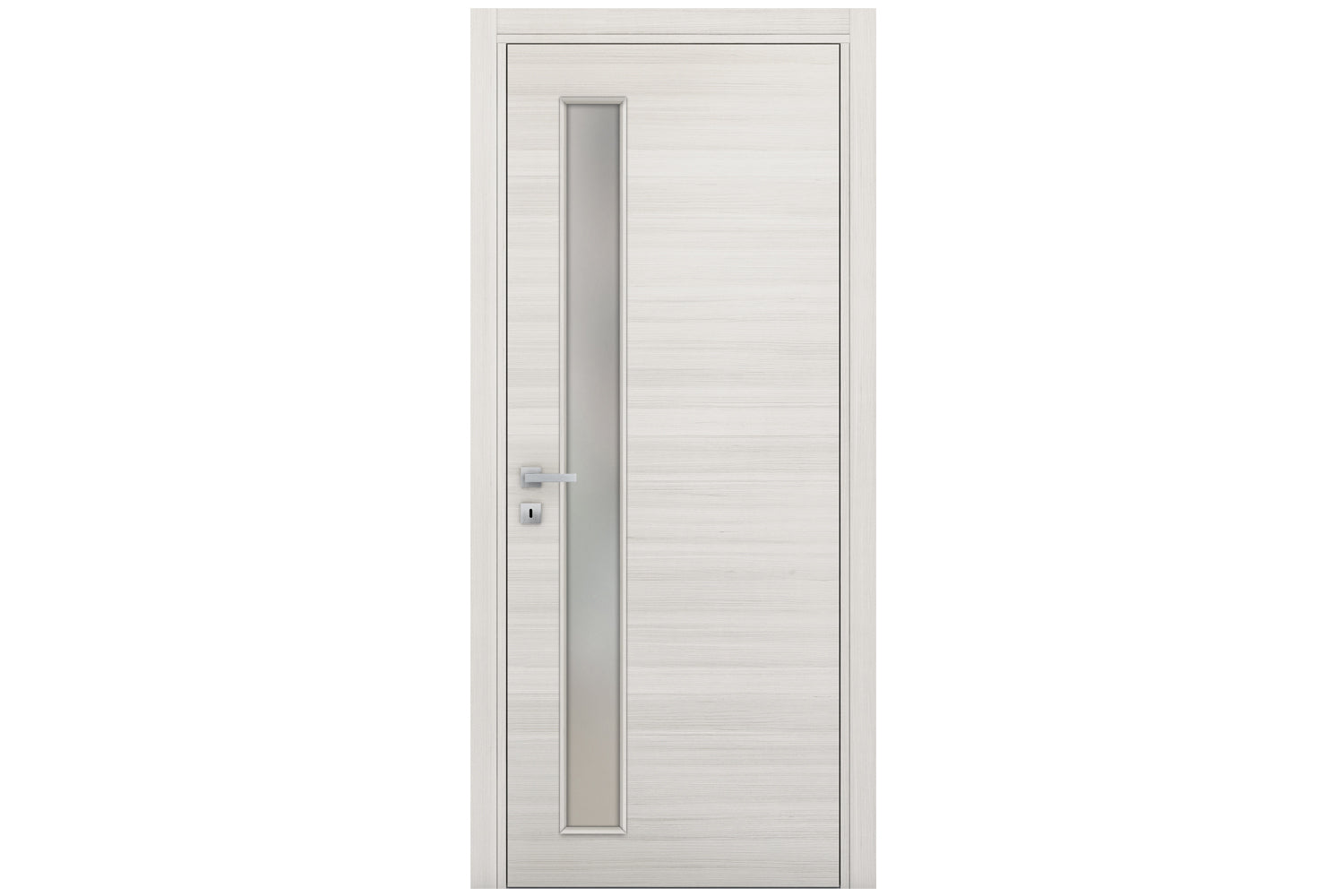 Nova Braga 1 Lite V Crema Matrix Laminated Modern Interior Door - Single Door
