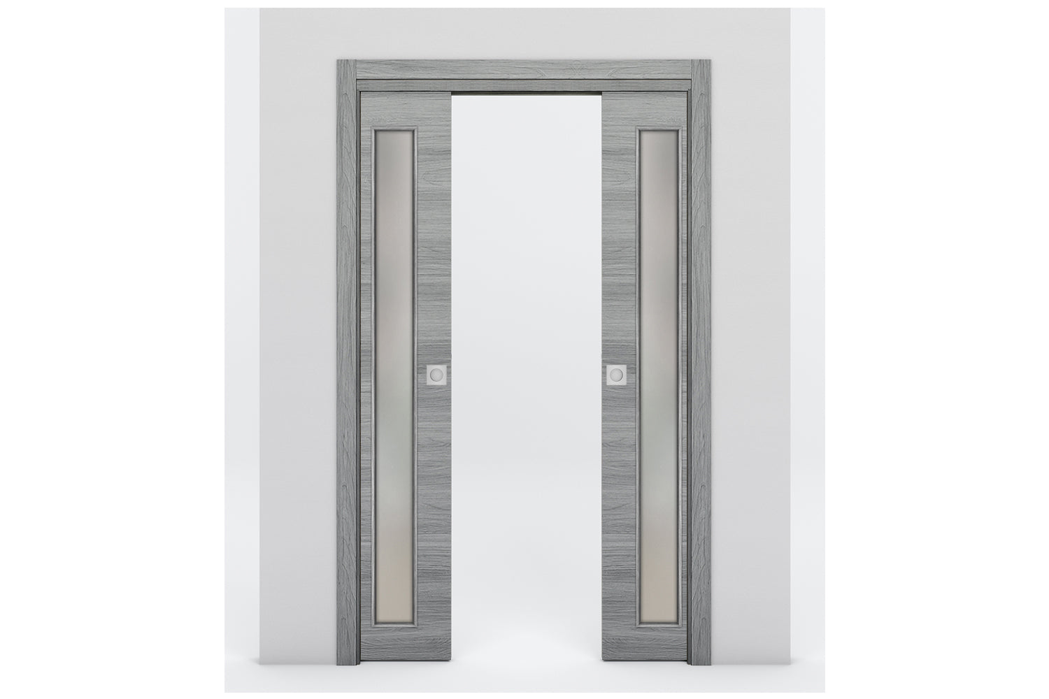 Nova Braga 1 Lite V Olmo Matrix Laminated Modern Interior Door - Double Pocket