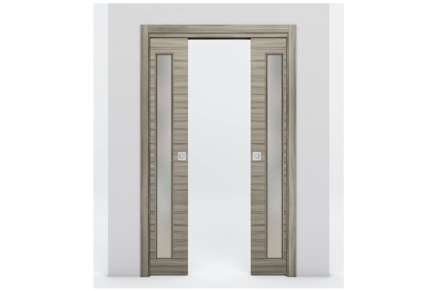 Nova Braga 1 Lite V Palissandro Matrix Laminated Modern Interior Door - Double Pocket