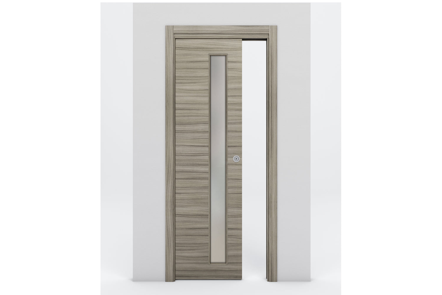 Nova Braga 1 Lite V Palissandro Matrix Laminated Modern Interior Door - Single Pocket