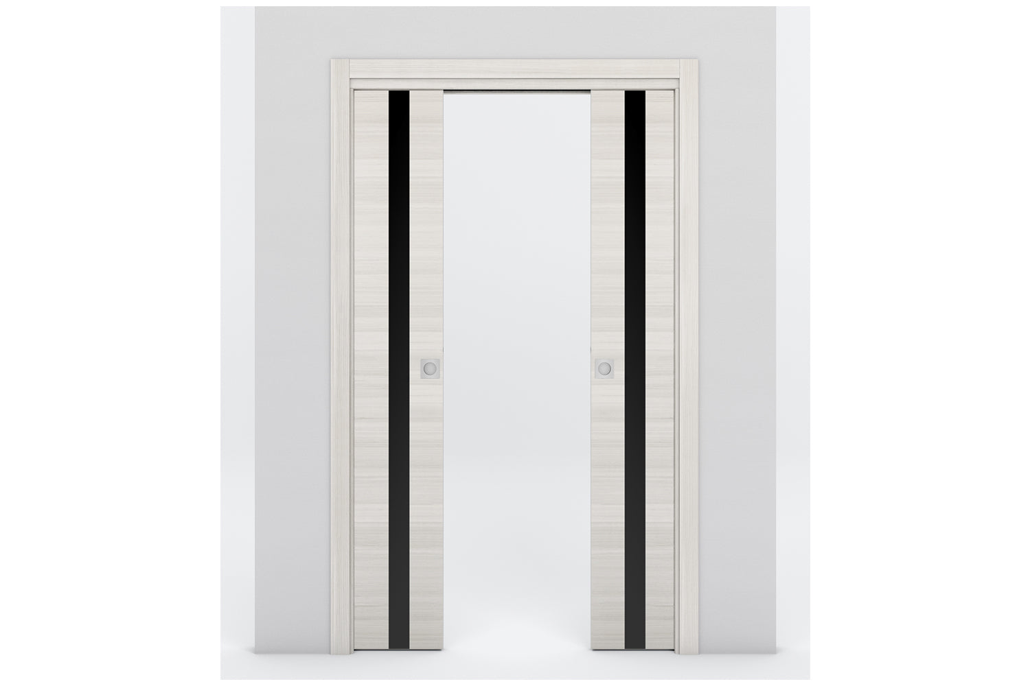 Nova Braga 1G Crema Matrix Laminated Modern Interior Door - Double Pocket