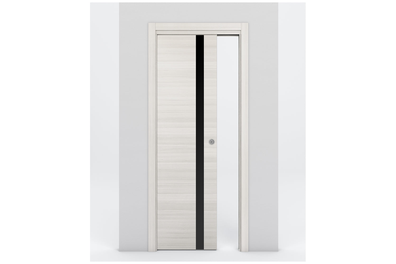 Nova Braga 1G Crema Matrix Laminated Modern Interior Door - Single Pocket