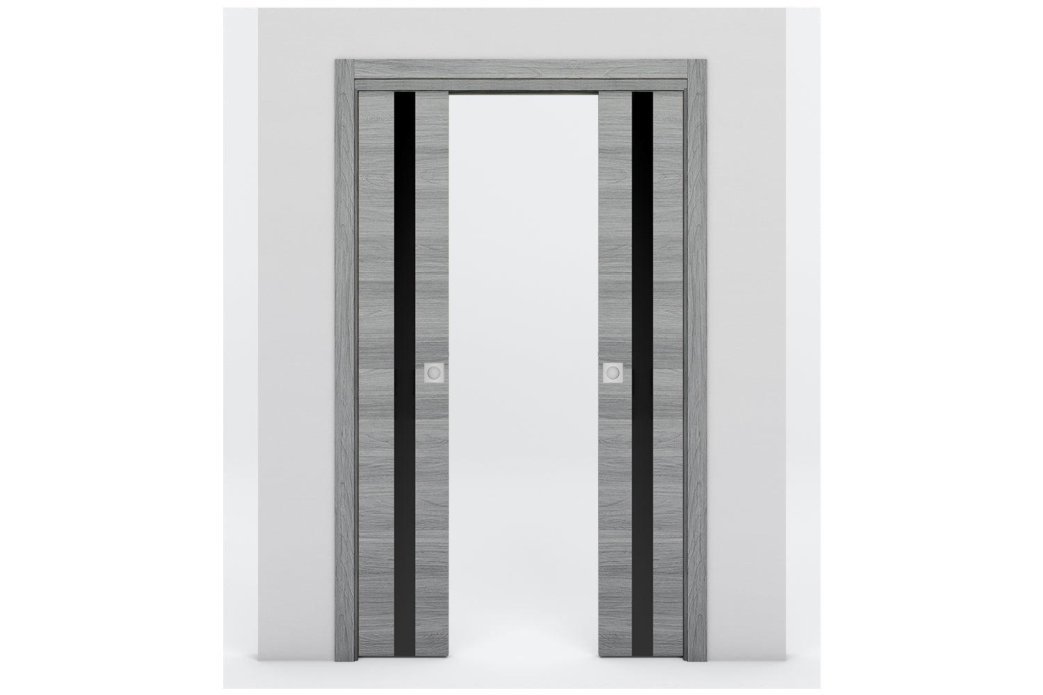 Nova Braga 1G Olmo Matrix Laminated Modern Interior Door - Double Pocket