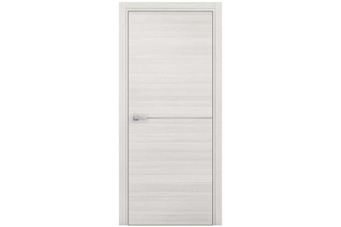 Nova Braga 1H Crema Matrix Laminated Modern Interior Door - Single Door