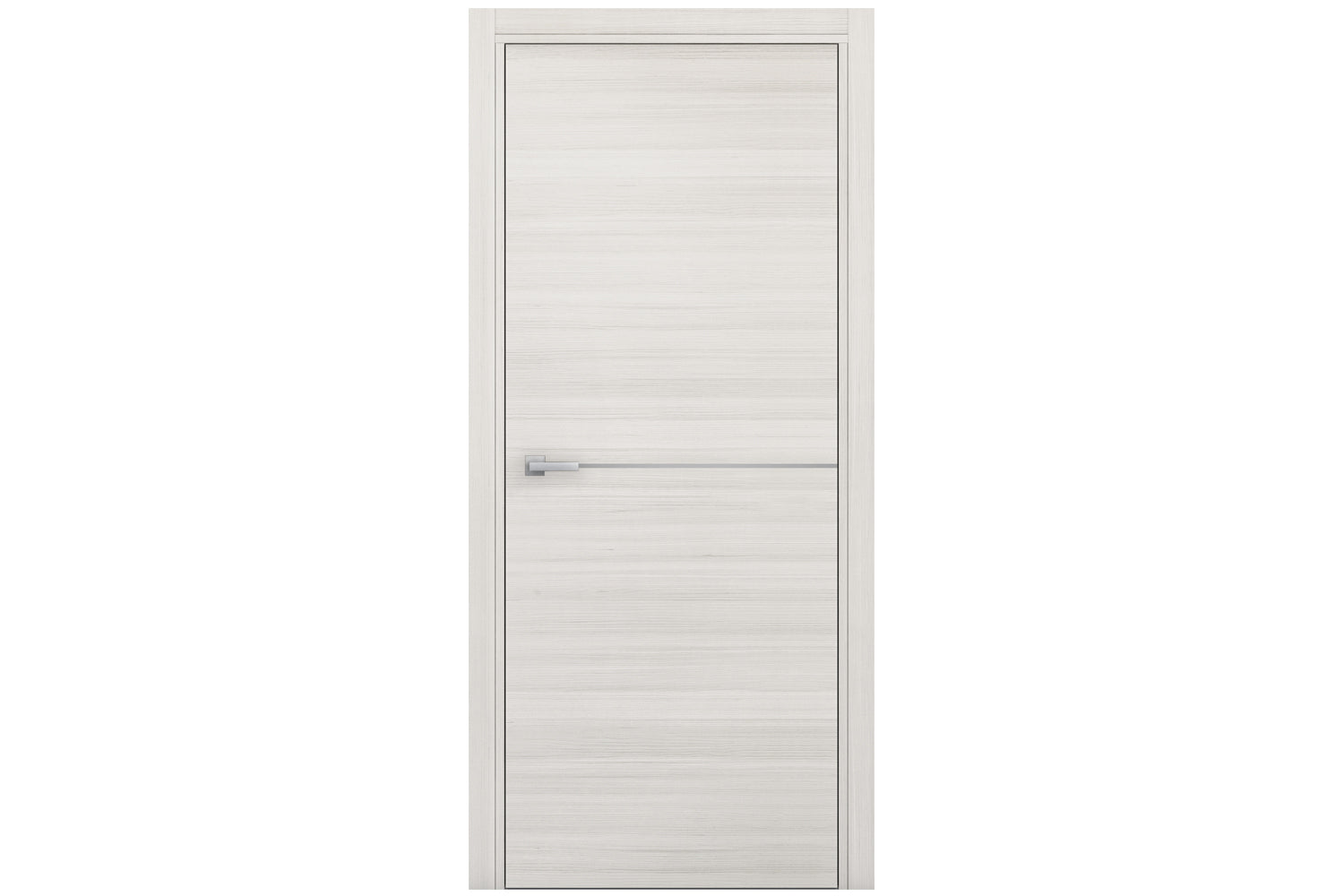 Nova Braga 1H Crema Matrix Laminated Modern Interior Door - Single Door