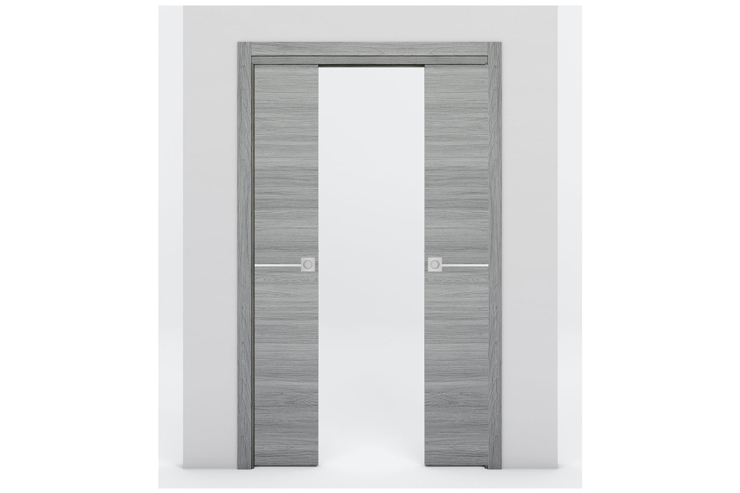 Nova Braga 1H Olmo Matrix Laminated Modern Interior Door - Double Pocket