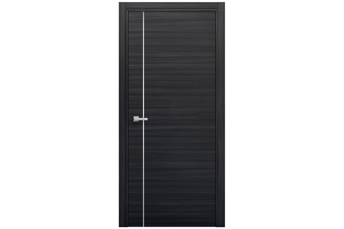 Nova Braga 1V Blu Matrix Laminated Modern Interior Door - Single Door