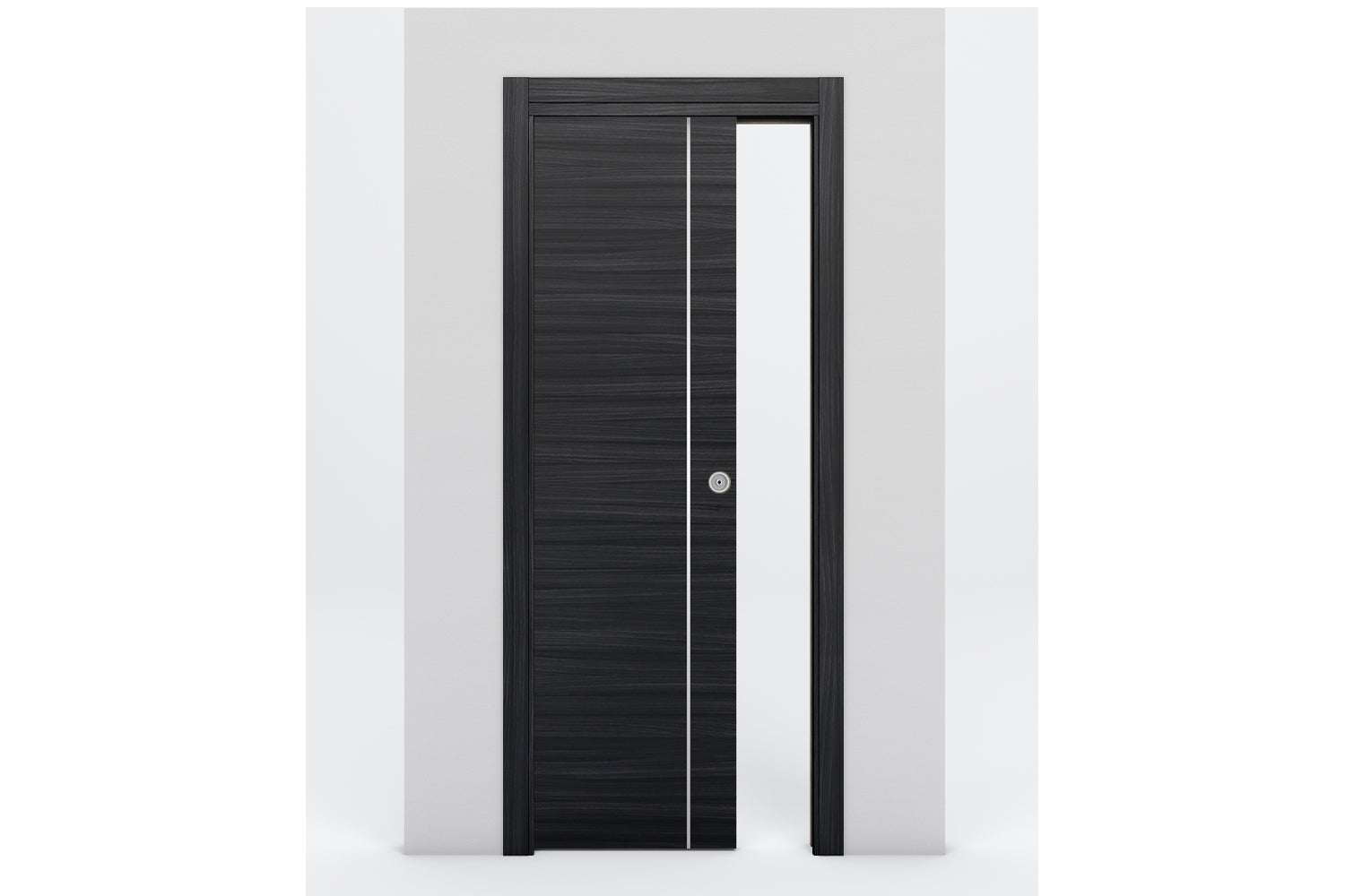 Nova Braga 1V Blu Matrix Laminated Modern Interior Door - Single Pocket