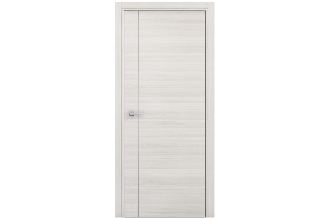 Nova Braga 1V Crema Matrix Laminated Modern Interior Door - Single Door