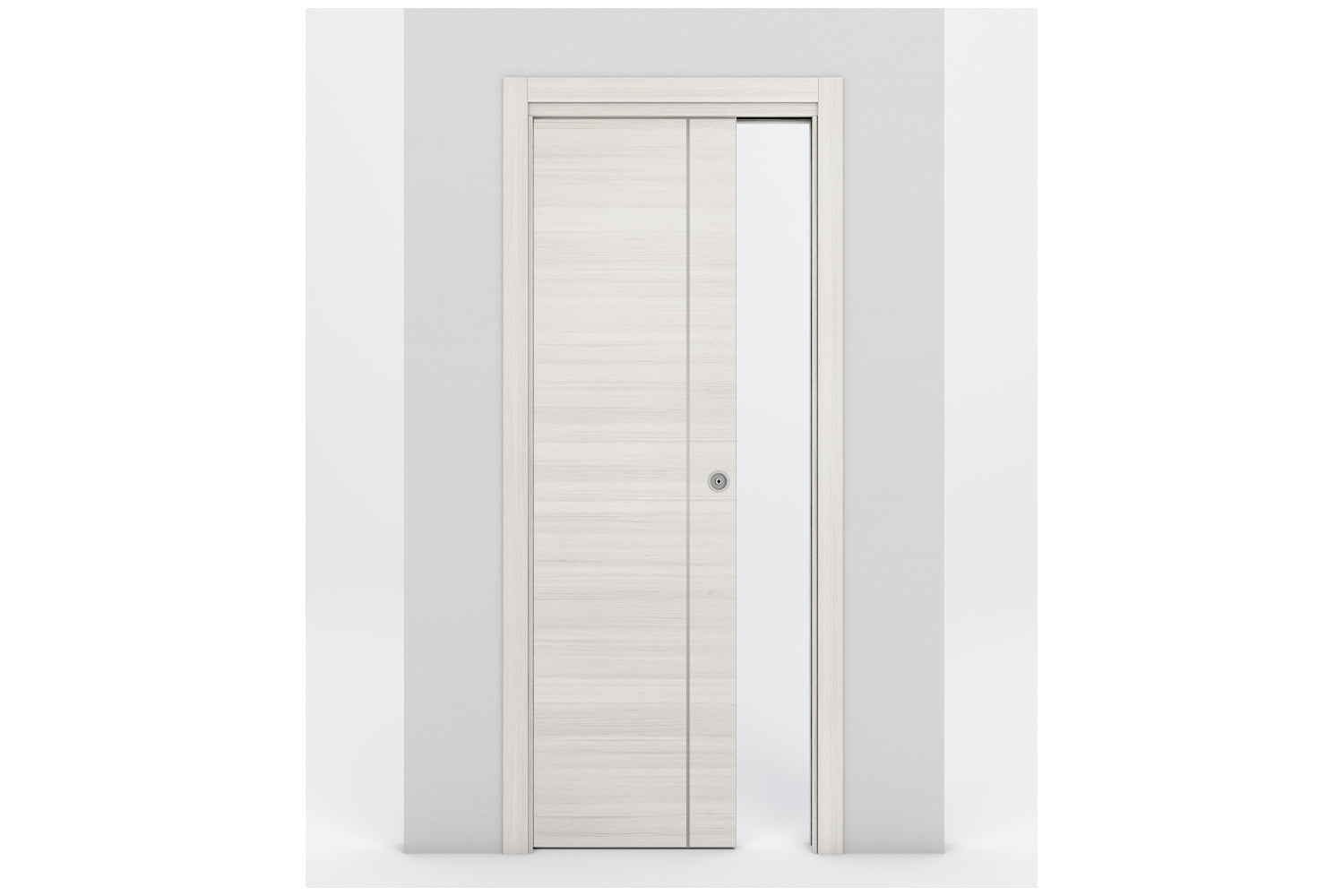 Nova Braga 1V Crema Matrix Laminated Modern Interior Door - Single Pocket