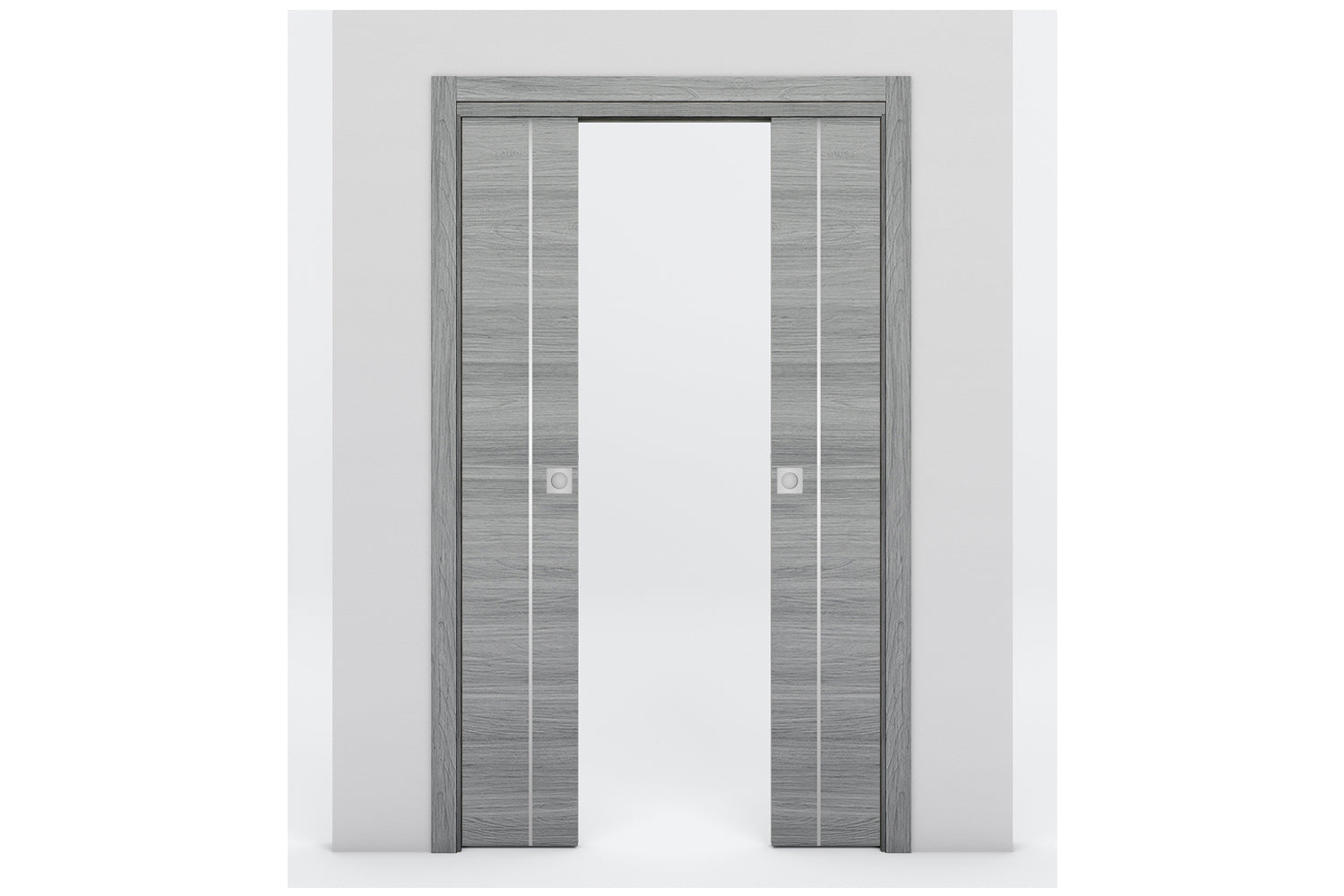 Nova Braga 1V Olmo Matrix Laminated Modern Interior Door - Double Pocket