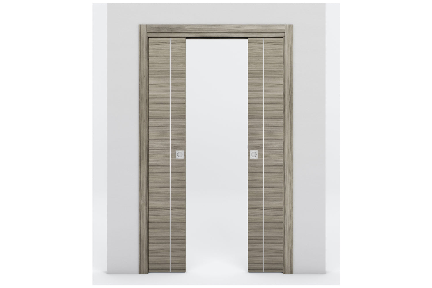 Nova Braga 1V Palissandro Matrix Laminated Modern Interior Door - Double Pocket