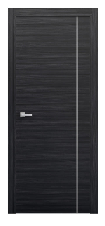 Nova Braga 1VR Blu Matrix Laminated Modern Interior Door