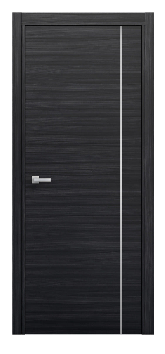 Nova Braga 1VR Blu Matrix Laminated Modern Interior Door