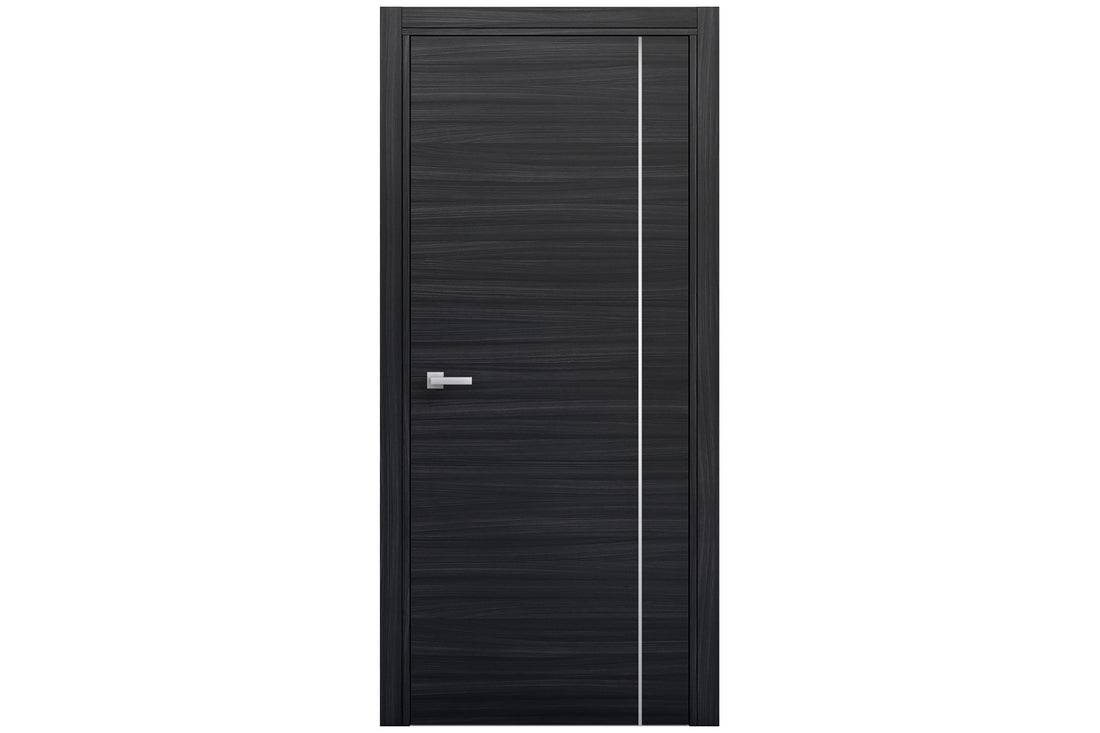 Nova Braga 1VR Blu Matrix Laminated Modern Interior Door - Single Door