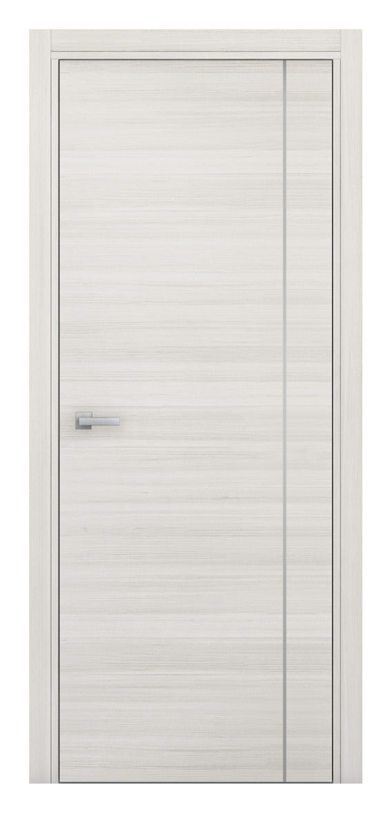 Nova Braga 1VR Crema Matrix Laminated Modern Interior Door