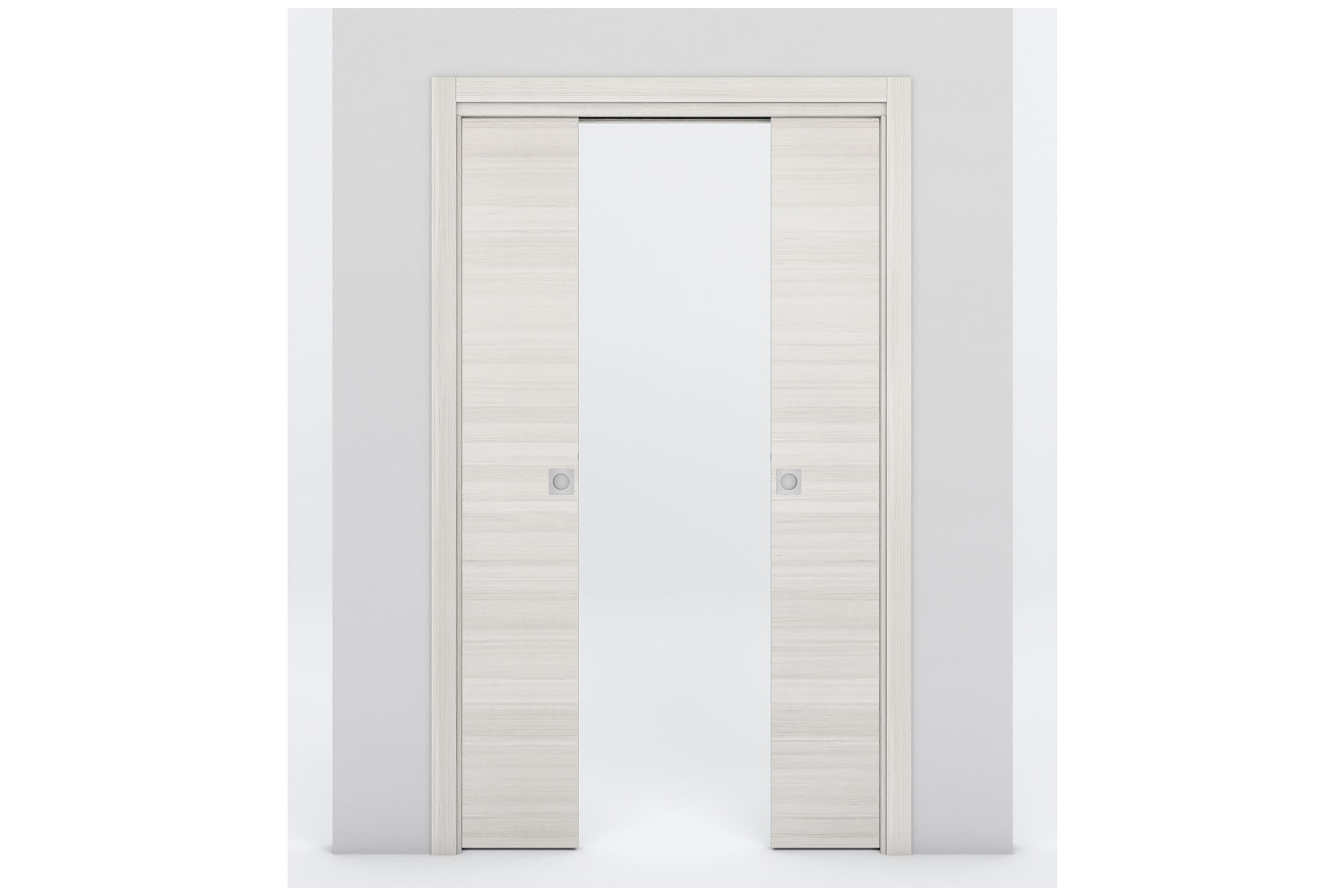 Nova Braga 1VR Crema Matrix Laminated Modern Interior Door - Double Pocket