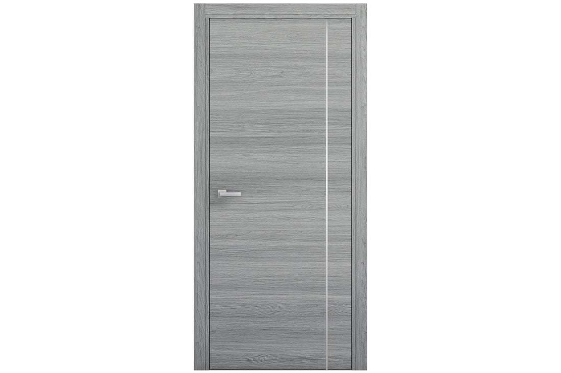 Nova Braga 1VR Olmo Matrix Laminated Modern Interior Door - Single Door