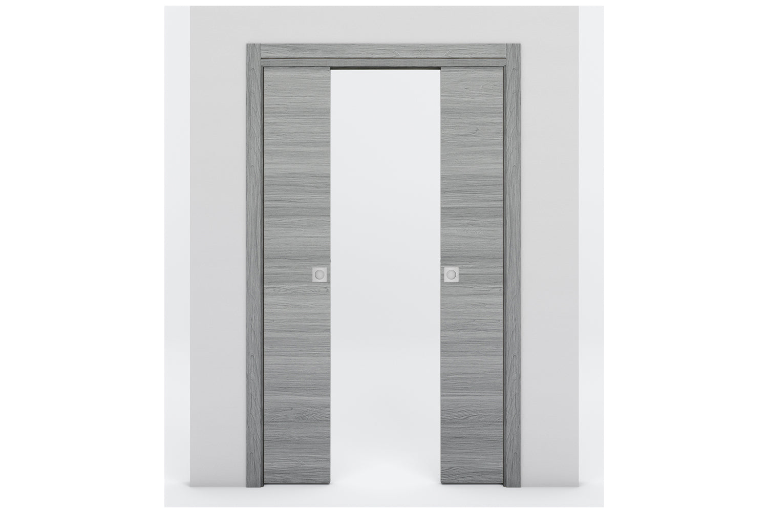 Nova Braga 1VR Olmo Matrix Laminated Modern Interior Door - Double Pocket