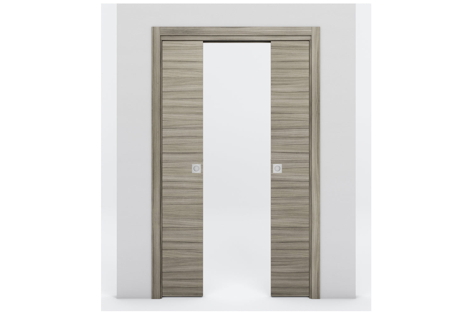 Nova Braga 1VR Palissandro Matrix Laminated Modern Interior Door - Double Pocket
