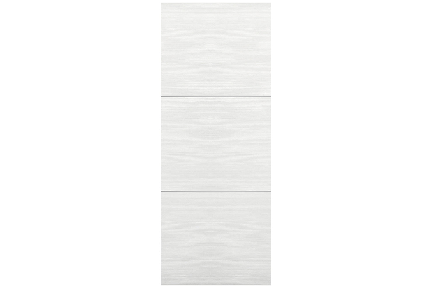 Nova Braga 2H Bianco Matrix Laminated Modern Interior Door - Slab