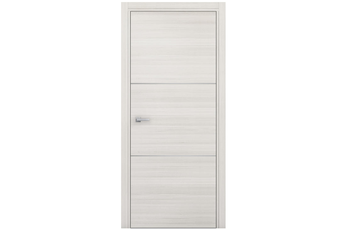 Nova Braga 2H Crema Matrix Laminated Modern Interior Door - Single Door