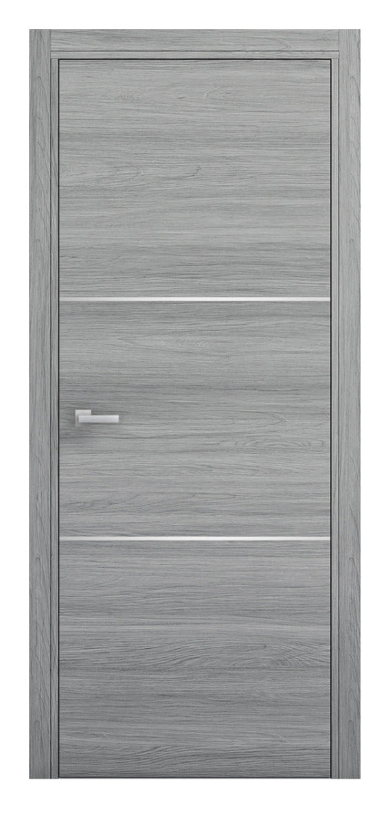 Nova Braga 2H Olmo Matrix Laminated Modern Interior Door