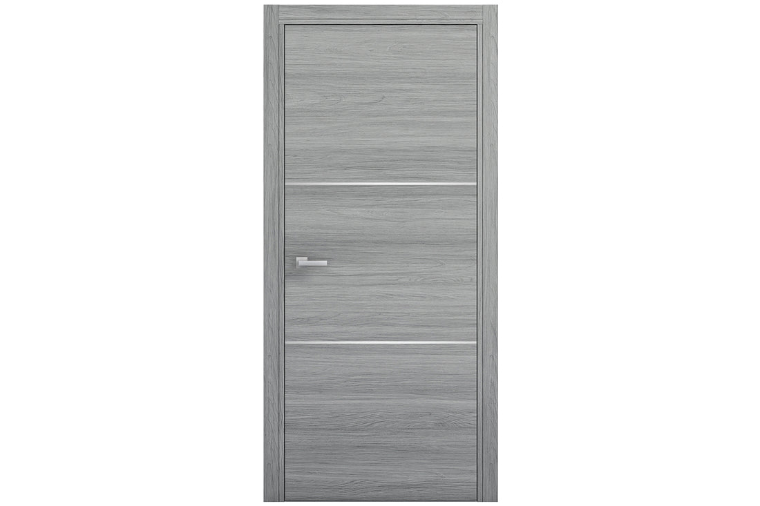 Nova Braga 2H Olmo Matrix Laminated Modern Interior Door - Single Door