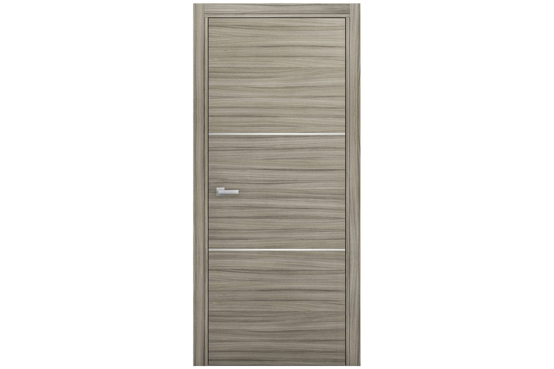 Nova Braga 2H Palissandro Matrix Laminated Modern Interior Door - Single Door