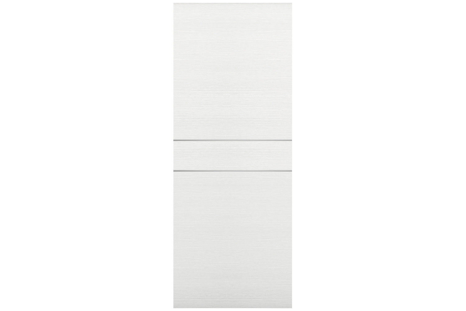Nova Braga 2HC Bianco Matrix Laminated Modern Interior Door - Slab