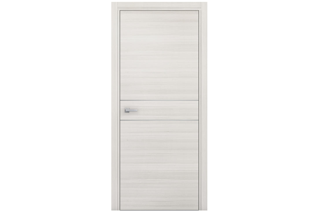 Nova Braga 2HC Crema Matrix Laminated Modern Interior Door - Single Door