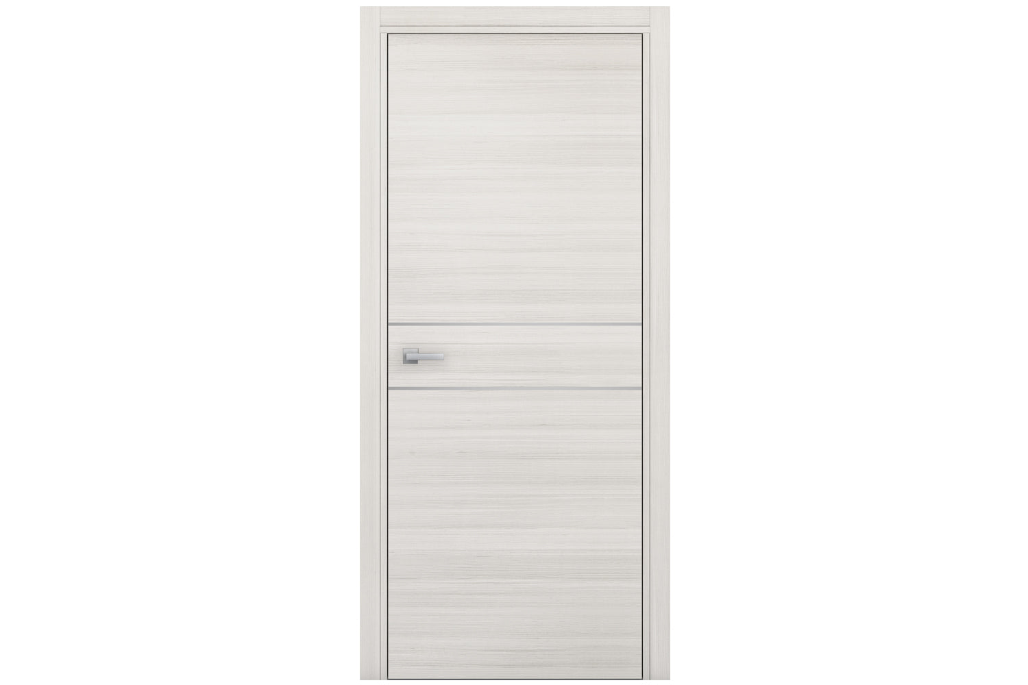 Nova Braga 2HC Crema Matrix Laminated Modern Interior Door - Single Door